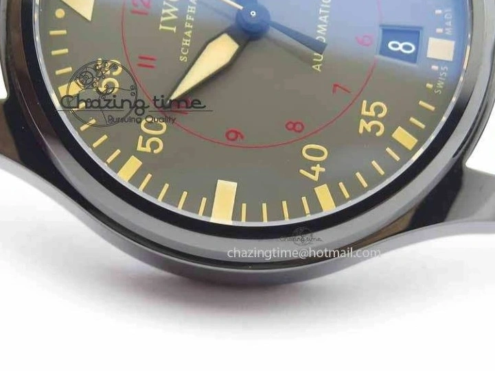 MIROTIME 0126 Big Pilot Real PR 48mm IW501902 Real Ceramic ZF 1:1 Best Edition On Green Nylon Strap A51111 V Durable 7249